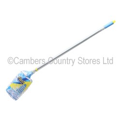 Flash Microfibre Cotton Duo Mop With Extending Handle